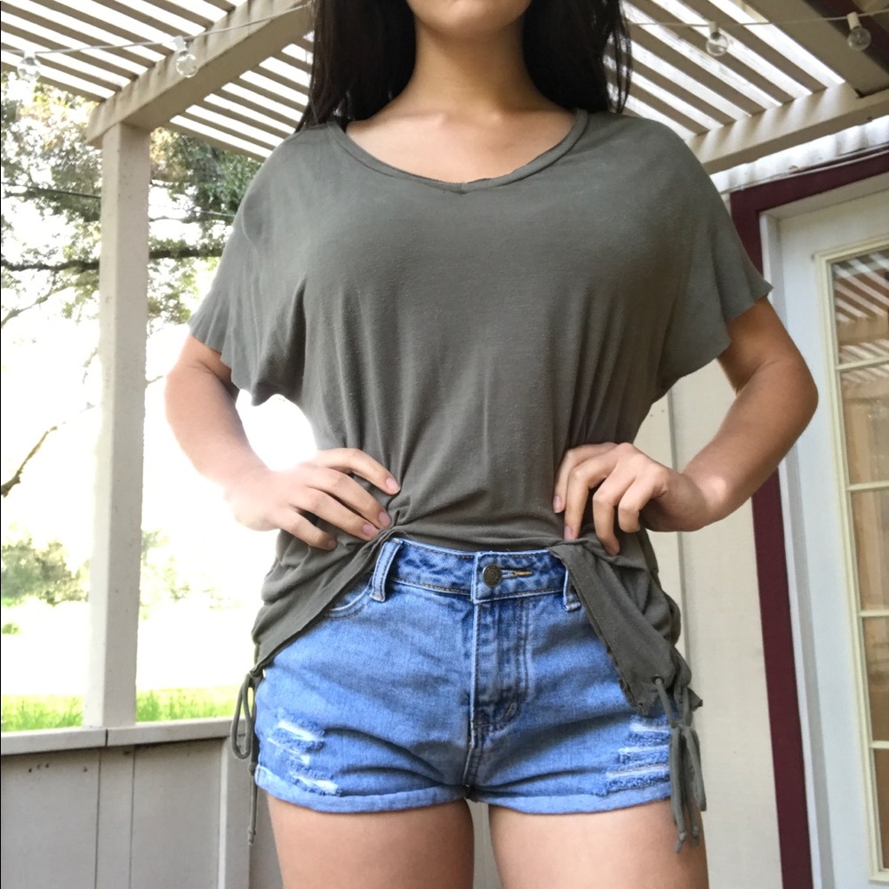 Army Green Blouse